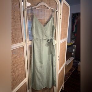 Sage Green Midi Dress